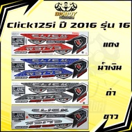 Click125i 2016 Sticker Model 16 (Glossy Bright Colors Full) Click125i 2016 16 Click125 i (Alloy Whee