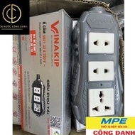 VINAKIP 8000W 3-way super load-bearing power outlet S021 32A 250V - Fireproof, shatterproof, heavy l