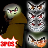 [3-5 DAYS DELIVERY]1/2/3PCS Night Riding Safety Sticker | Demon Eye Reflective Decal for Electric Bi