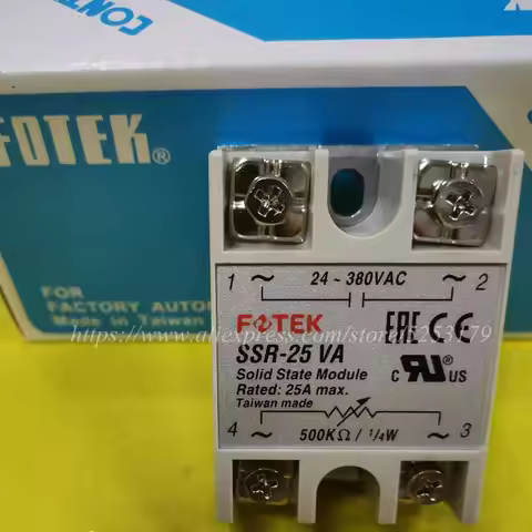 1PC SSR-25VA SSR-25VA-H SSR-40VA SSR-40VA-H SSR-75VA New Original FOTEK Solid State Relay Module