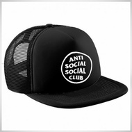 STORE JAYA Anti Social Social Club Circel White Premium Mesh Snapback Hat / storecuan92