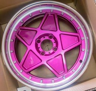 信用卡可分期 純正日本原廠 AME SHALLEN OLD SCHOOL STYLE STAR 夾鈴 4條一套價 16"~17" 4x100 (Enkei 代工 made in Japan)