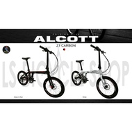 ALCOTT Z1 CARBON FOLDING BIKE WITH SHIMANO 105 GROUPSET 2X11 WITH FREE GIFT &amp; FRAME WARRANTY