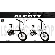 ALCOTT Z1 CARBON FOLDING BIKE WITH SHIMANO 105 GROUPSET 2X11 WITH FREE GIFT & FRAME WARRANTY