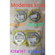 SSS 428 REAR SPROCKET KRISS