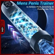 【Male penis pump】Electric Penis Enlarge Vacuum Pump Auto LCD for men penile enlargement training Men