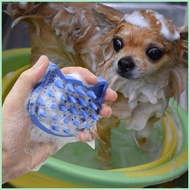 Dog Shampoo Brush Dog Bath Scrubber Portable Pet Shower Cleanings Massage Scrubber for Small Medium 