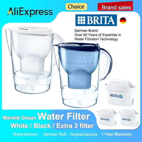 BRITA Marella Ocean 3.5L Water Filter Kettle Cartridge Purify Kettle Activate Carbon Water Filter Ke