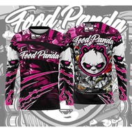 [In stock] 2023 design drifit longsleeve food panda (full sublimation)  tubemask 3d cycling jersey sportswear long sleeve ，Contact the seller for personalized customization of the name