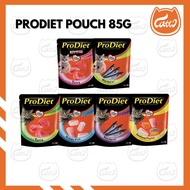 CATTO Prodiet Pouch (85g)/Wet Food-ChickenTuna,Kitten Tuna, Mackerel, Ocean Fish, Salmon Mackerel, S