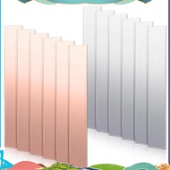 12 Pcs Pure Copper Zinc Anode Sheet 99.9% High Purity Copper Zinc Electrode Strips 0.04 Inch X 0.98 