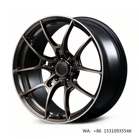High performance 5-hole racing alloy wheels 15-19 inch, 4x100/5x114.3/5x120 sport rims for sedans