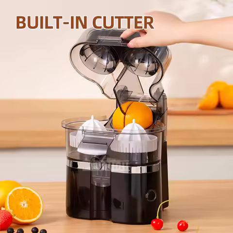 Double-head Electric Juicer Food Blender Automatic Slag Juice Separation Household Juice Squeezer Mi