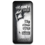 Valcambi Suisse 1 kilo .999 Silver Cast Bar w/COA 1kg 1 kg