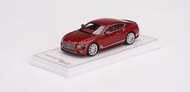 【名車館】TSM Bentley Continental GT Speed 2022 Candy Red 1/43
