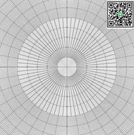 滿299發貨投影儀投影機圓弧 同心圓投影 R角 R紙 測量