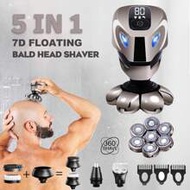 1 PC /5-In-1 Rechargeable Electric Bald Head Shaver,Shaver Head For Men&Woman, Head And Face Shaver 