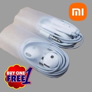 [Buy 1 Free 1] Xiaomi Earphone Mi Redmi 9a 9T 10 10T Note 9 10s 10 pro 11 Pro Poco In-Ear Earbuds Hi