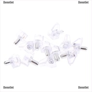 12Pcs Clear Shelf Peg Support Plug In Stud Steel Pin Cabinet Cupboard 5Mm Hole