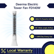 Deerma FD140W Electric Tower Fan Wide & Far Air Supply 3 Wind Modes 55ยฐ Oscillation Slim Space-Savin