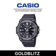 Casio MW-620H-1A Heavy-duty High-visibility Bar Index 46.1 mm Black Sunray Dial Metallic Finish Men'
