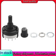 3P4T 3 Pole 4 Position Single  Band  Rotary Switch w Knob