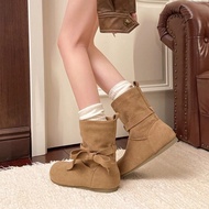 Women's Pastoral Style Thin Short Boots New Fall Popular Short Boots Shoes