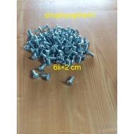 6mm umbrella head bolts 1cm to 5cm (50 pieces + canopy)