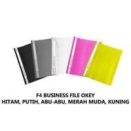 Business File Folder - F4 Business File Okey - Plastic Bone Folder (12pcs/pack)