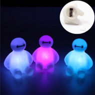 Big Hero 6 LED Night Light Cartoon Baymax Piglet Children Bedside Lamp Bedroom Light Children's Toy 