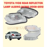 TOYOTA VIOS REAR REFLECTOR LAMP ALBINO NCP93 2008-2013 STOP BRAKE TAIL LIGHT LAMP VIOS NCP93 DUGONG 
