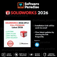 SolidWorks 2026 SP 2.1 Latest Full Version Lifetime For Windows 64-bit | 3D CAD Design Engineering S