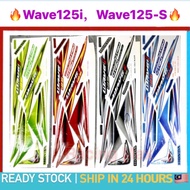 stiker sticker body stripe cover set (1) wave125s wave 125s wave 125i wave125i COVERSET STRIPE STICK