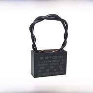 Fixed Film Capacitor for Range Hood And Ceiling Fan Starter 500V 3UF/3.5/4/4.5/5/6UF Non-Polar Capac