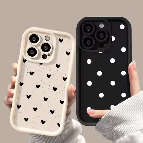 Hearts Polka Dots Case For Huawei Honor 600 Lite 400 Pro Magic 7 Lite 6 5 8 Pro 5G 200 X9D X9B X9A X