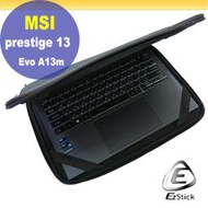 【Ezstick】MSI Prestige 13Evo A13M 三合一超值防震包組 筆電包 組 (12W-S)