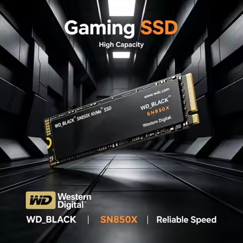 Western Digital SN850X WD_BLACK 1TB 2TB 4TB M.2 2280 NVMe PCIe Gen 4.0x4 SSD Solid State Drives for 
