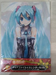 一番賞 初音 2013全彩月曆+資料夾 全新