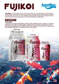 AquaNice Fujikoi Hi High Growth Koi Fish Food Makanan Ikan 5kg