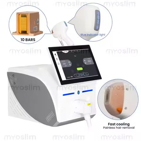 Depiladoras De Mujer Professional Portable Diode Ice Titanium Hair Removal Machine Alexandrite 4 Wav