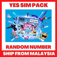 YES PREPAID SIMPACK EPIK 30 40 UNLIMITED KONFERM 4G SIM NUMBER RANDOM