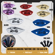 MIRROR BLANKING CBR 150 K45 R TWOTONE 3MM THICKNESS PRECISION PNP | CBR 150 K45 R MOTORCYCLE ACCESSO
