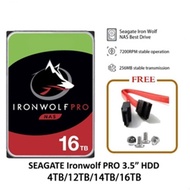 seagate ironwolf pro 3.5" 4TB/12TB/14TB/16TB NAS HDD Hard Disk Drive For RAID Network CCTV PC Multim
