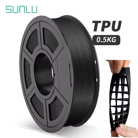 SUNLU 95A TPU Filament 3D Printing 1.75MM 0.5KG Good Flexibility Non-Toxic Good Aging Resistance Odo