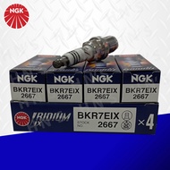 NGK BKR7EIX Iridium IX Spark Plugs ( set of 4 ) for Mitsubishi Lancer Evo, Audi, etc.