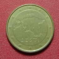koin Estonia 5 Euro Cent 2011-2018