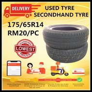 Used Tyre Secondhand Tayar 175/65R14 185/60R14 per 1pc (For Myvi,Axia,Bezza,Iriz...) Ready Stock