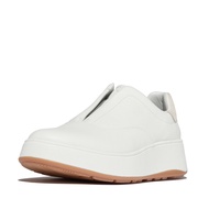 FitFlop F-MODE Tumbled-Leather Laceless Sneakers - Urban White (E5G-194)
