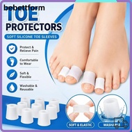 LUCKY 1 Pair Toe Protector Sleeve, Cuttable SEBS Toe Separator Sleeve,  Open Toe Moisturizing Breath