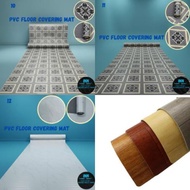 Floor mat / Tiker Getah/PVC vinyl flooring mat vinyl lanatai roll Tebal 0.45 mm Anti-slip
